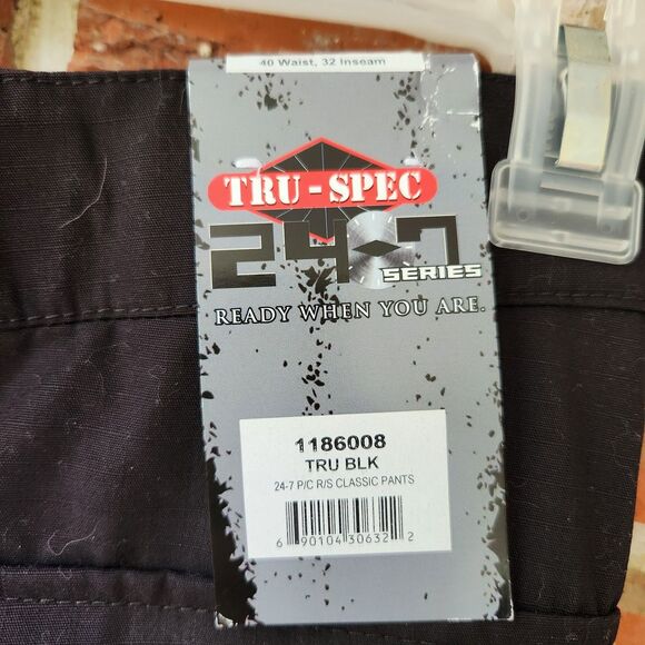Tru-Spec Tactically Inspired Pants (40-32) Blk NWT - Picture 6 of 8